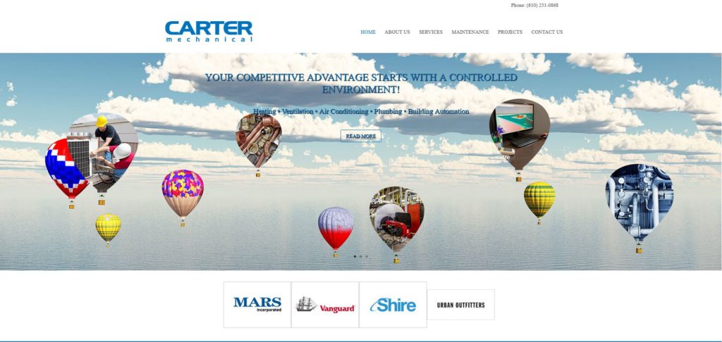 Carter Mechanical Website