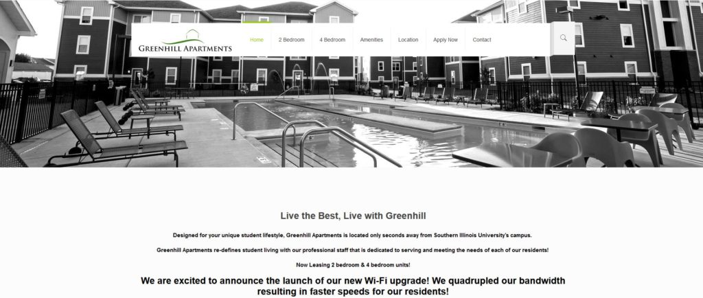 Greenhill Apartments Website