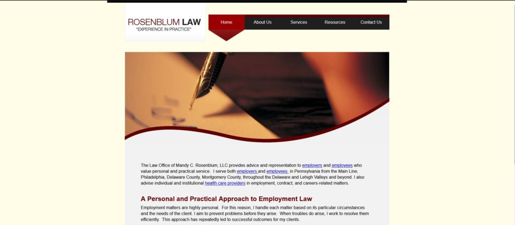 Rosenblum Law Website